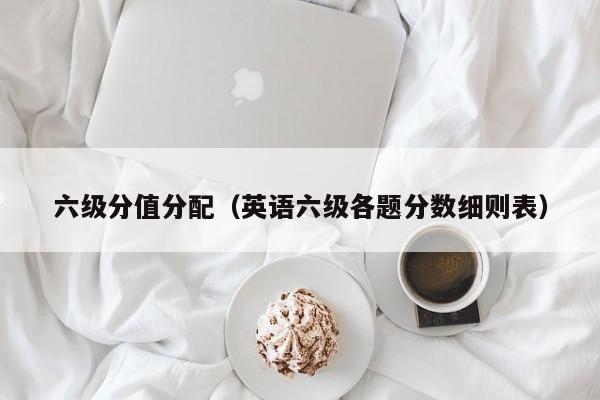 六级分值分配（英语六级各题分数细则表）