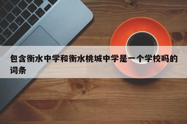 包含衡水中学和衡水桃城中学是一个学校吗的词条