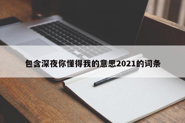 包含深夜你懂得我的意思2021的词条
